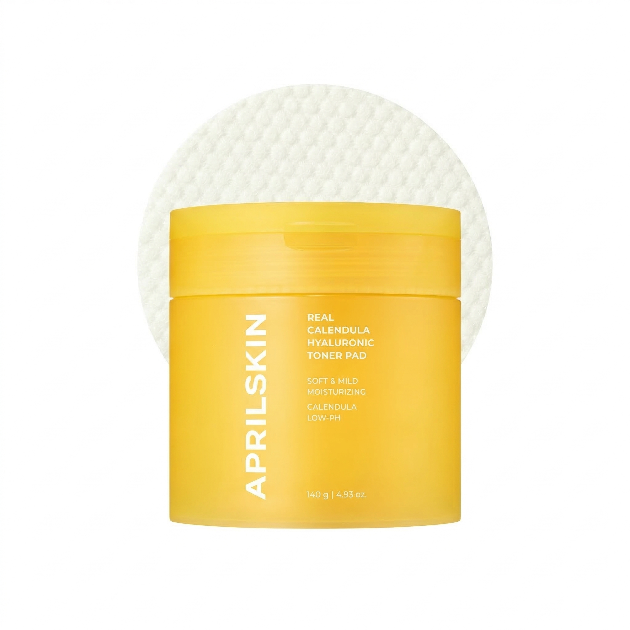 APRILSKIN Real Calendula Hyaluronic Toner Pad 140g