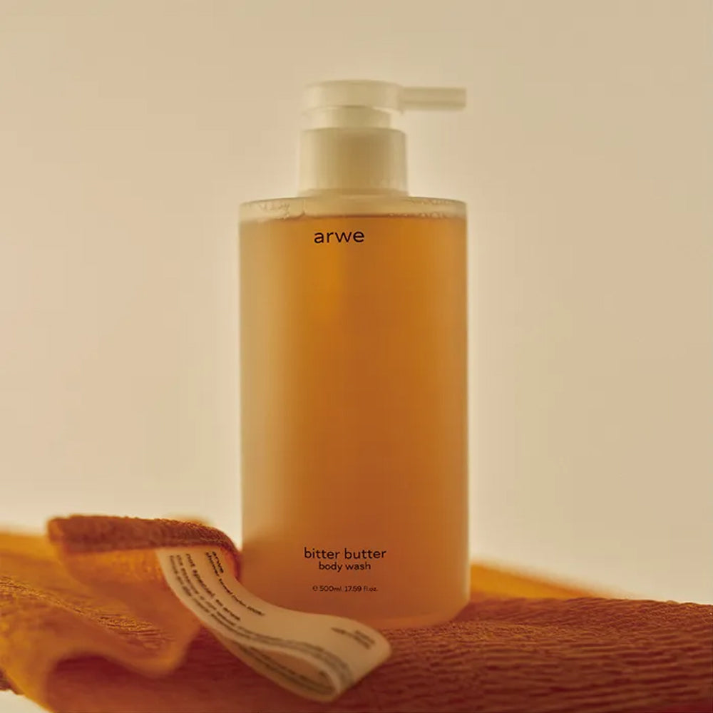ARWE Bitter Butter Body Wash 500ml & Body Lotion 400ml Set