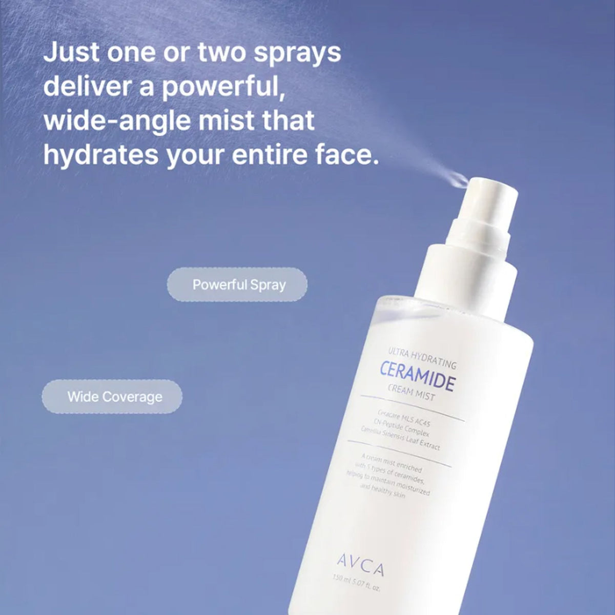 AVCA Ultra Hydrating Ceramide Cream Mist 150ml