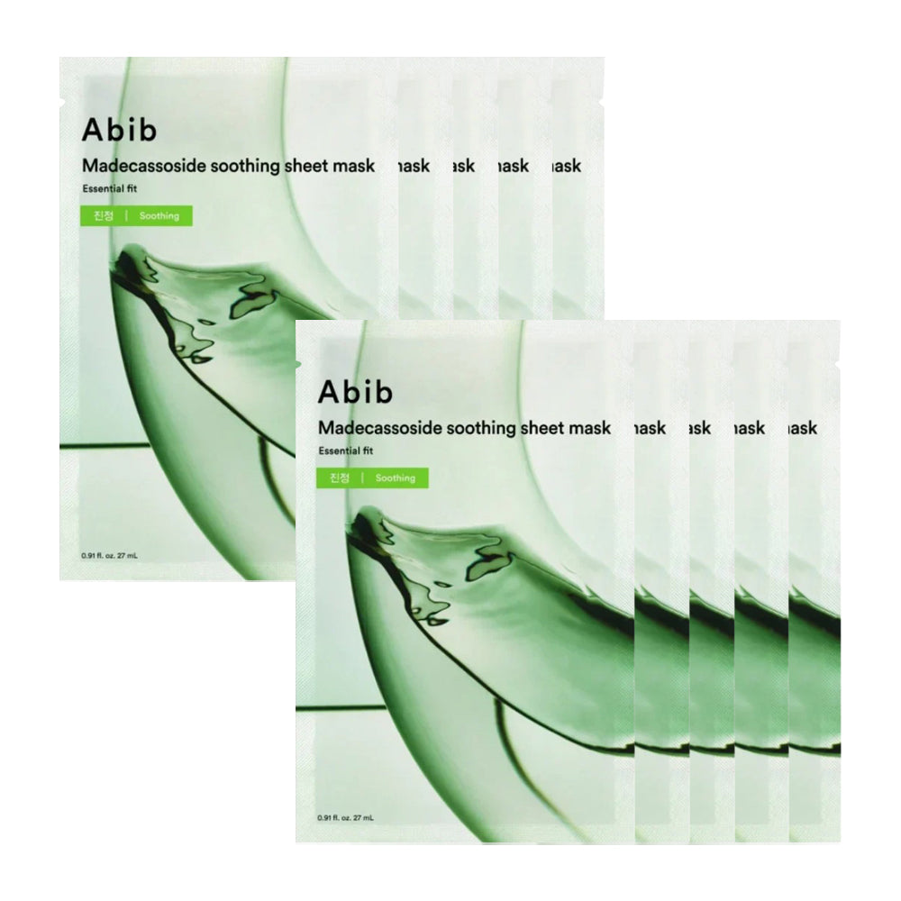 Abib Madecassoside Soothing Sheet Essential Fit 27ml 10ea