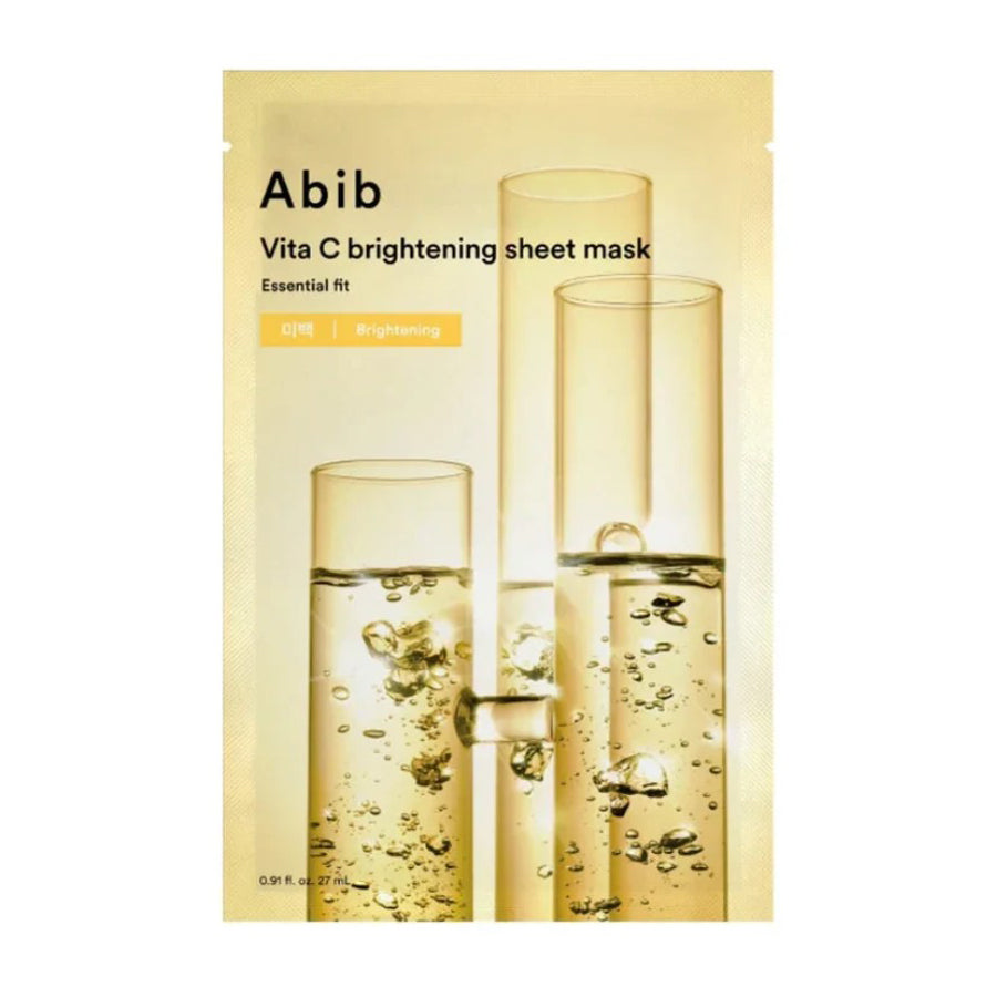 Abib Vita C Whitening Sheet Mask Essential Fit 27ml 1ea