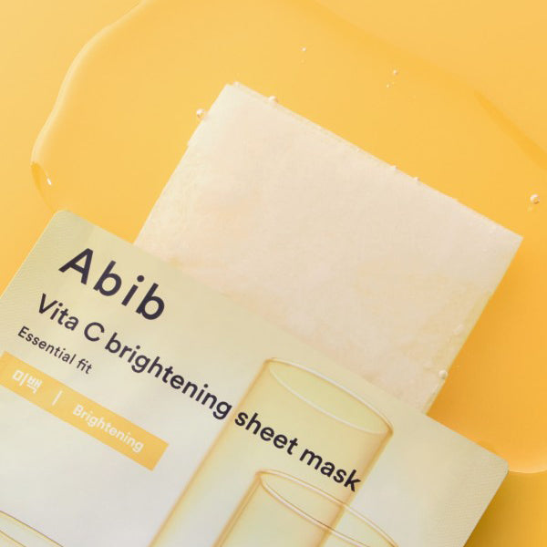 Abib Vita C Whitening Sheet Mask Essential Fit 27ml 1ea