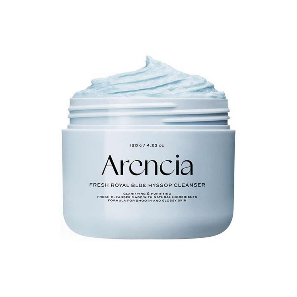 Arencia Fresh Royal Blue Hyssop Rice Mochi Cleanser 120g