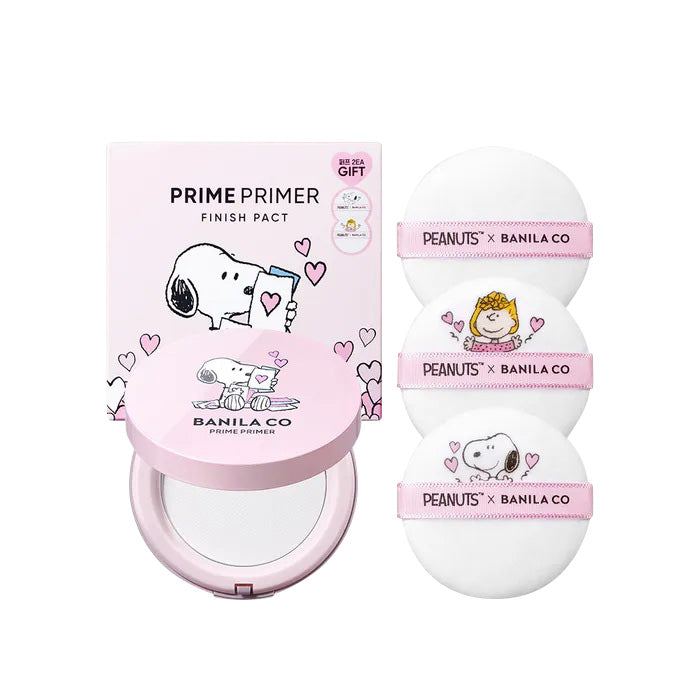 BANILA CO Snoopy Edition Prime Primer Pact 6.5g + 2 Puffs