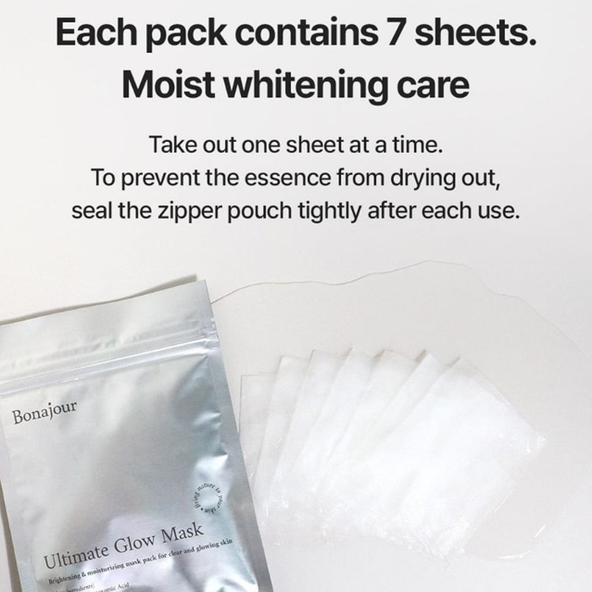BONAJOUR Ultimate Glow Mask 7 Sheets