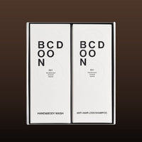 BONCOD Hair Loss Shampoo 300ml + Perfume Hand & Body Wash 300ml 001 Sandalwood Scent
