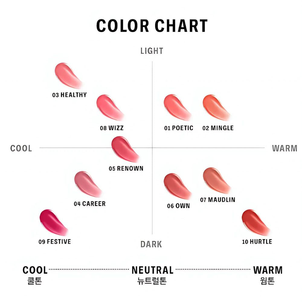 BRAYE Thin Glow Tint 3.6g (10 Colors)