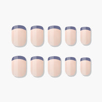 MUZMAK Nail Tips 36pcs #Blueberry Pie(Regular Square)