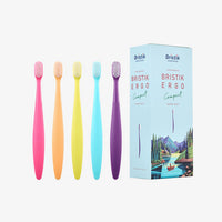 Bristik ERGO Adult Toothbrush 5-Pack [Choose 1 from 3 Options]