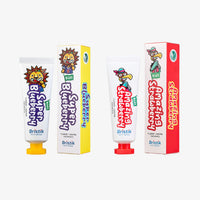 Bristik Kids High-Fluoride 1000ppm Toothpaste 50g 4-Pack [Choose 1 from 3 Flavors]