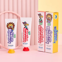 Bristik Kids High-Fluoride 1000ppm Toothpaste 50g 4-Pack [Choose 1 from 3 Flavors]