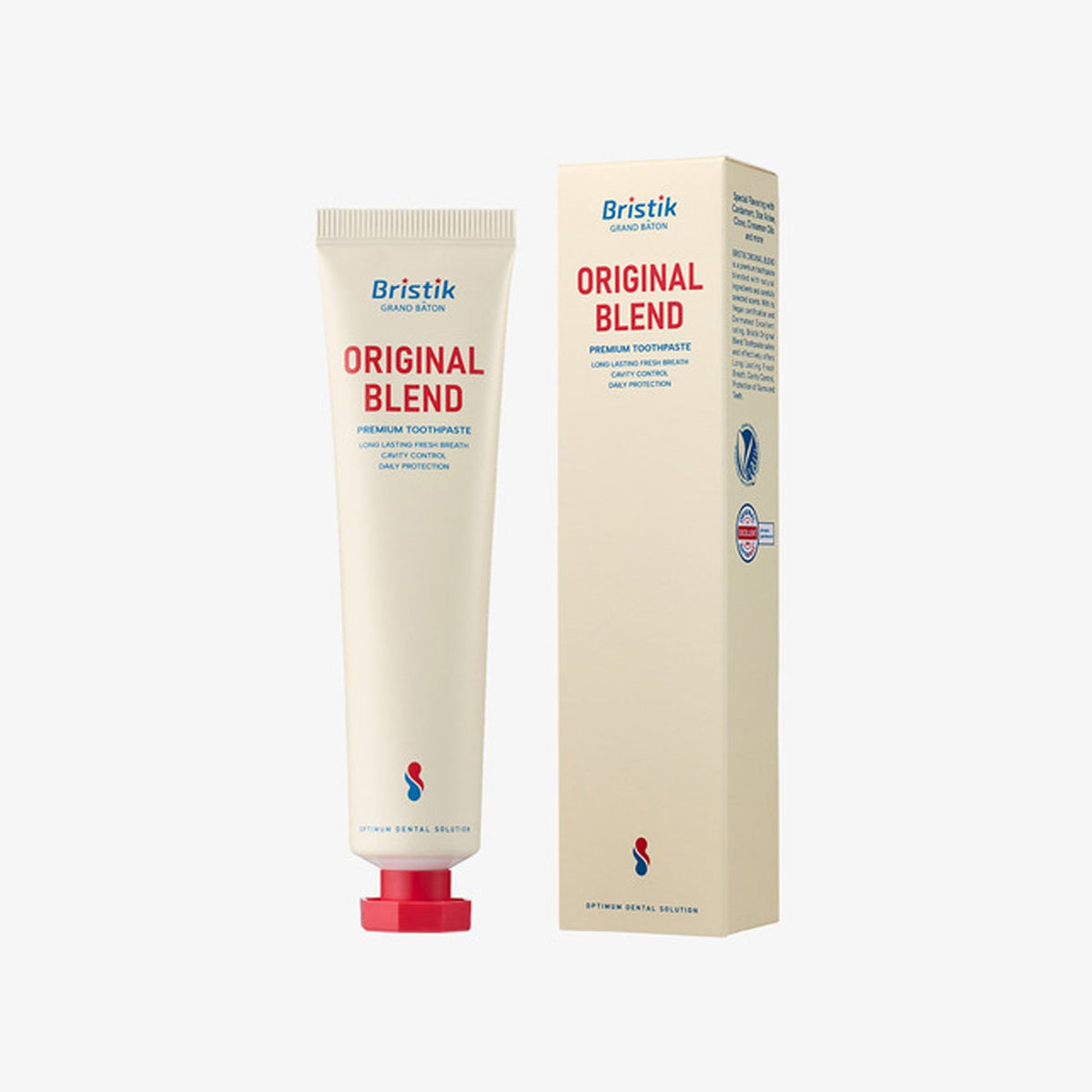 Bristik Original Blend Premium Toothpaste 80g x 2ea
