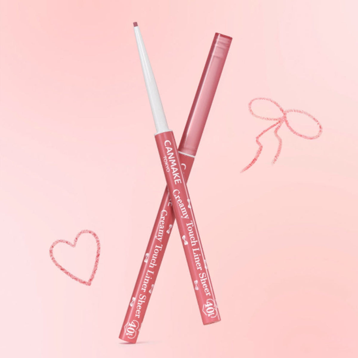 CANMAKE Creamy Touch Liner 0.08g - #Sheer 40th True Red