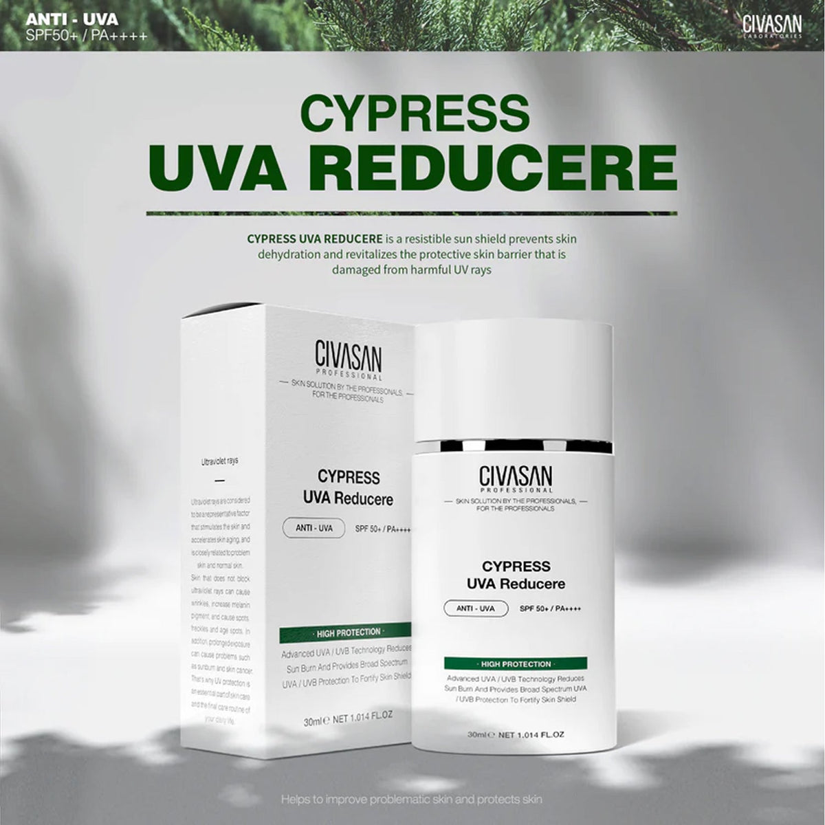 CIVASAN Cypress UVA Reducere 30ml