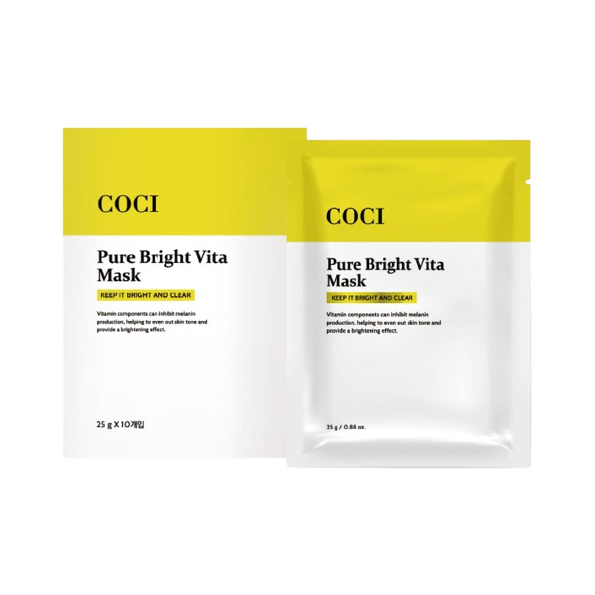 COCI Pure Bright Vita Mask Pack 10ea