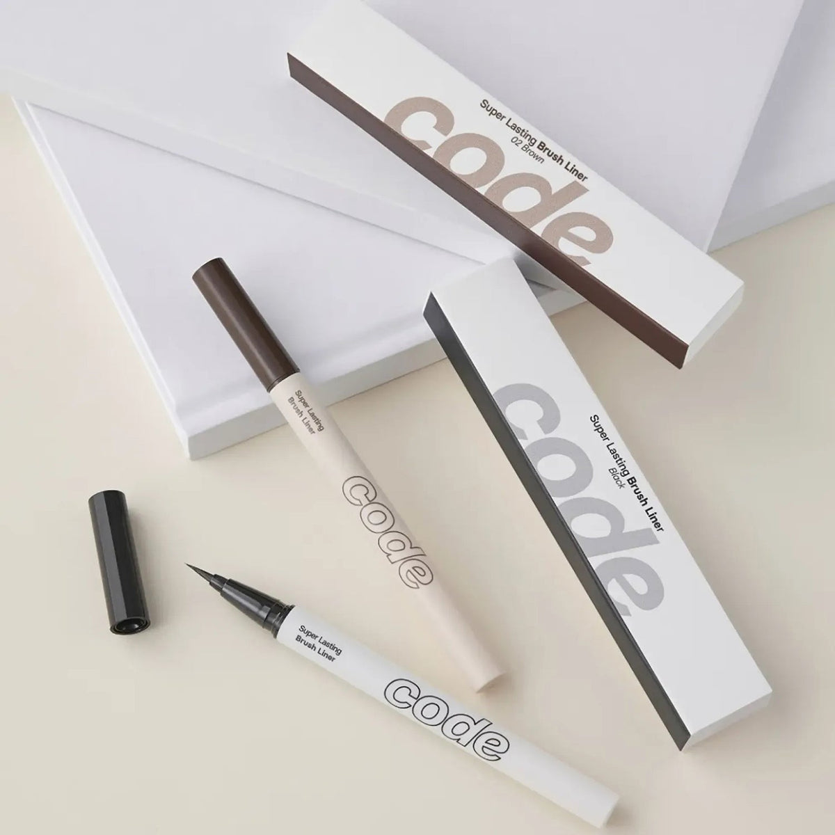 CODE GLOKOLOR Super Lasting Brush Liner 0.6g 2colors