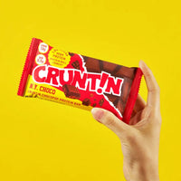 CRUNTIN Choco Pop Protein Bar - NY Choco (2 Boxes / 12 Bars)