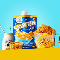 CRUNTIN Crunch Ball Protein Shake Corn Flakee (1 Box 50g / 5 Pouches)