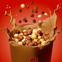 CRUNTIN Crunch Ball Protein Shake – Chocolate Flavor, 50g × 20 Packs