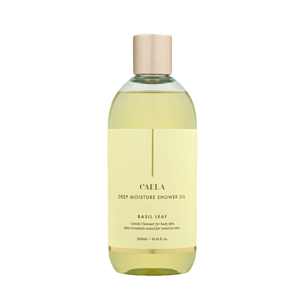 Caela Deep Moisture Shower Oil - Basil Leaf 300ml