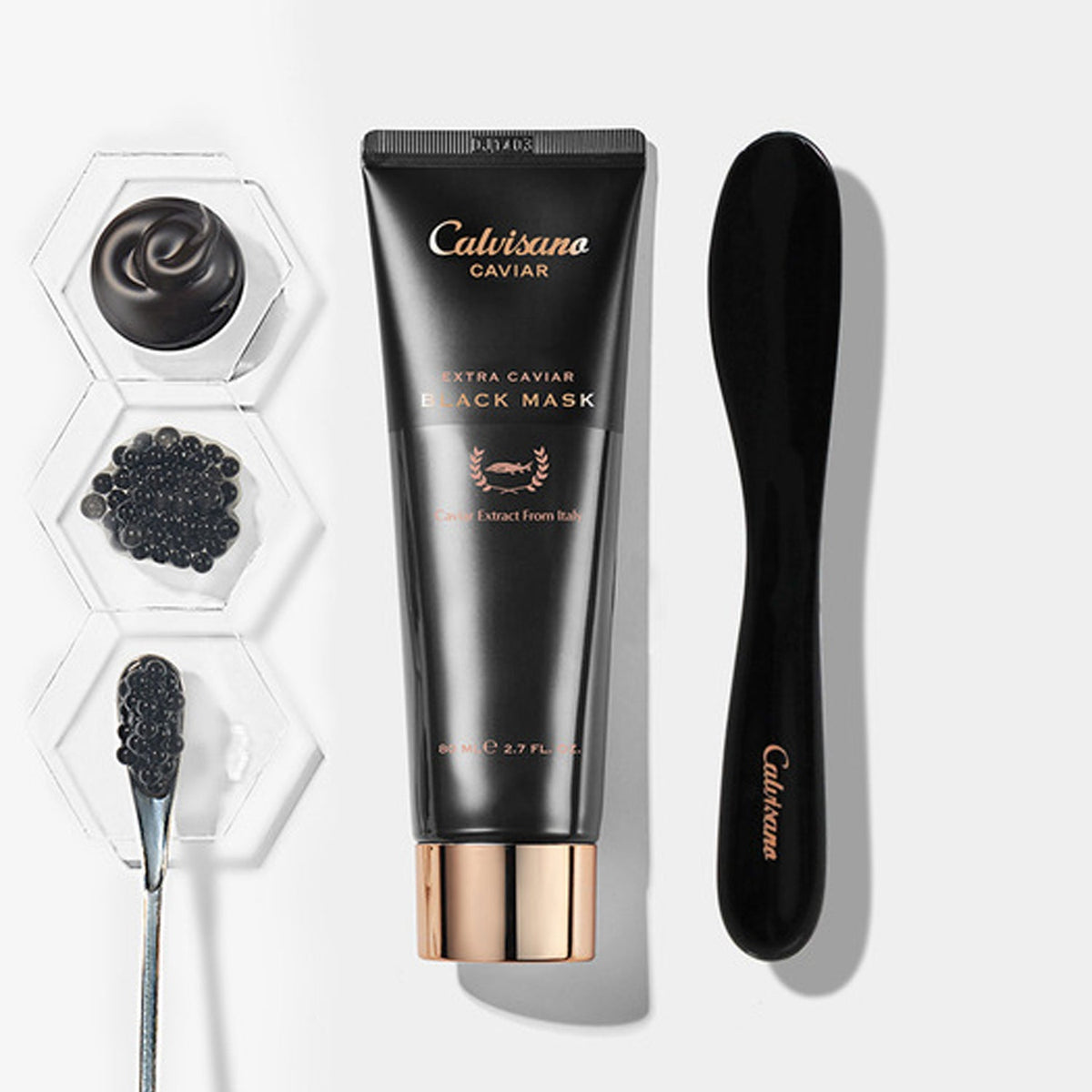 Calvisano Extra Caviar Black Mask + Spatula