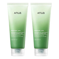Anua Houttuynia Cordata Quercetinol Sebum & Pore Deep Cleansing Foam Exfoliating Cleanser for Oily Skin 150ml, 2 Pieces