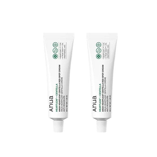 Anua Houttuynia Cordata Centella Red Spot Trouble Soothing Ointment Cream 30ml, 2 Pieces