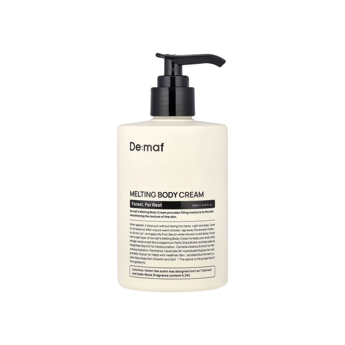 De:maf Forest For Rest: Melting Body Cream 280ml