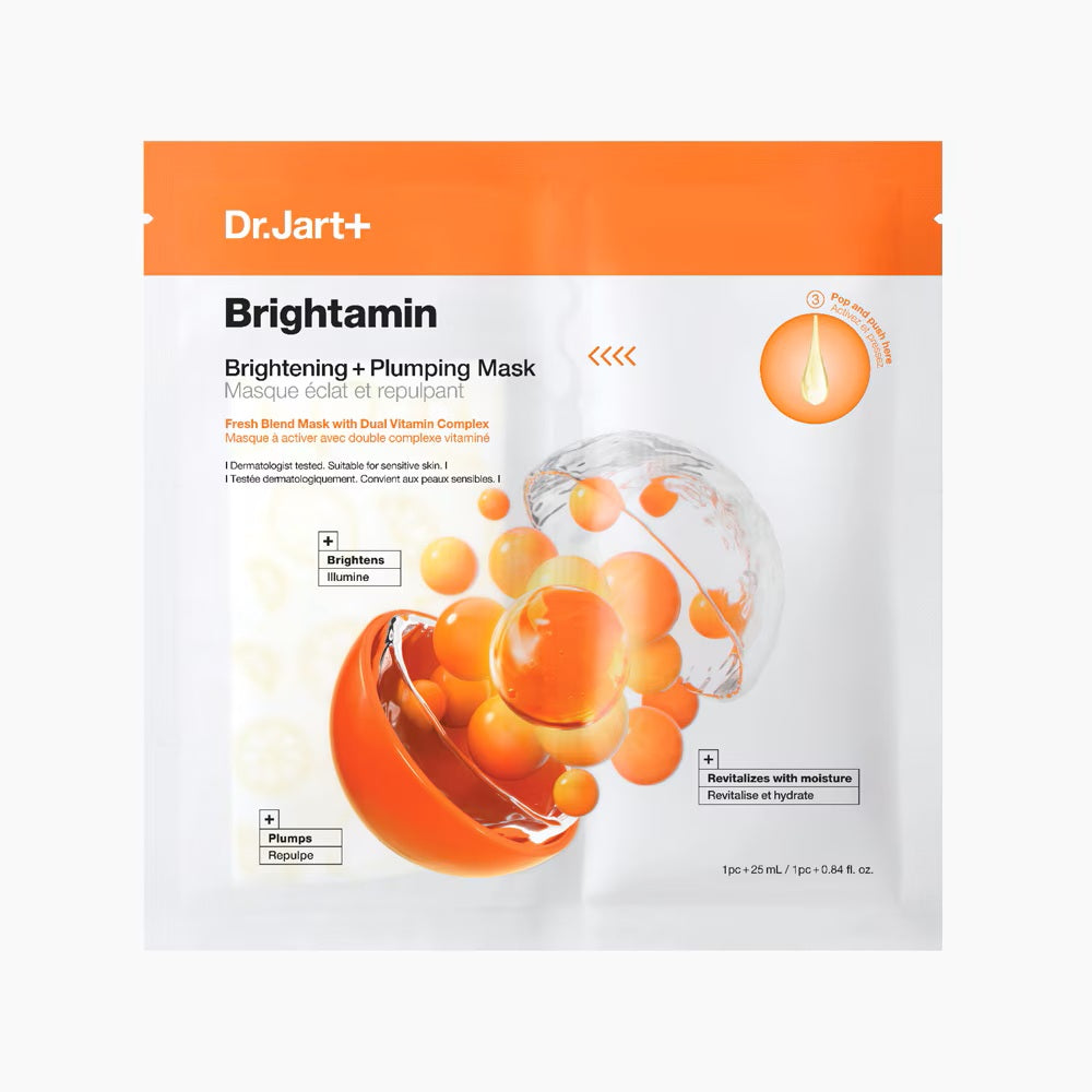 Dr.Jart+ Dermask Brightamin Brightening Plumping Mask 25ml 5ea