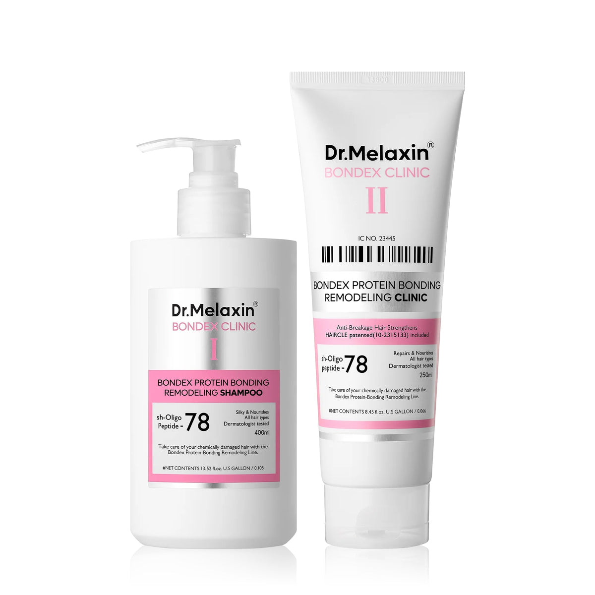 Dr.Melaxin Bondex Hair Clinic Shampoo 400ml + Treatment 250ml