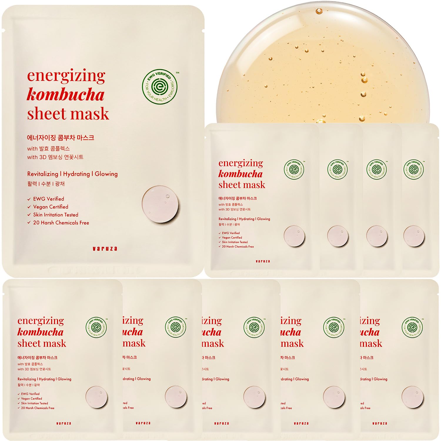 Energizing Kombucha Sheet Mask