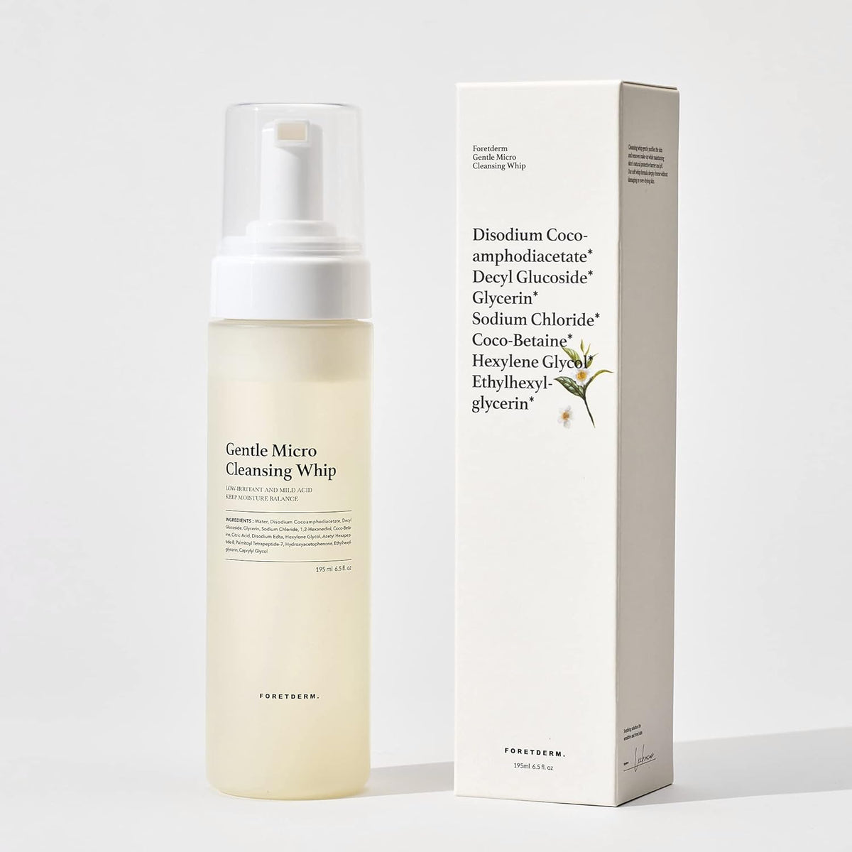 FORETDERM. Gentle Micro Low-pH Cleansing Whip 200ml