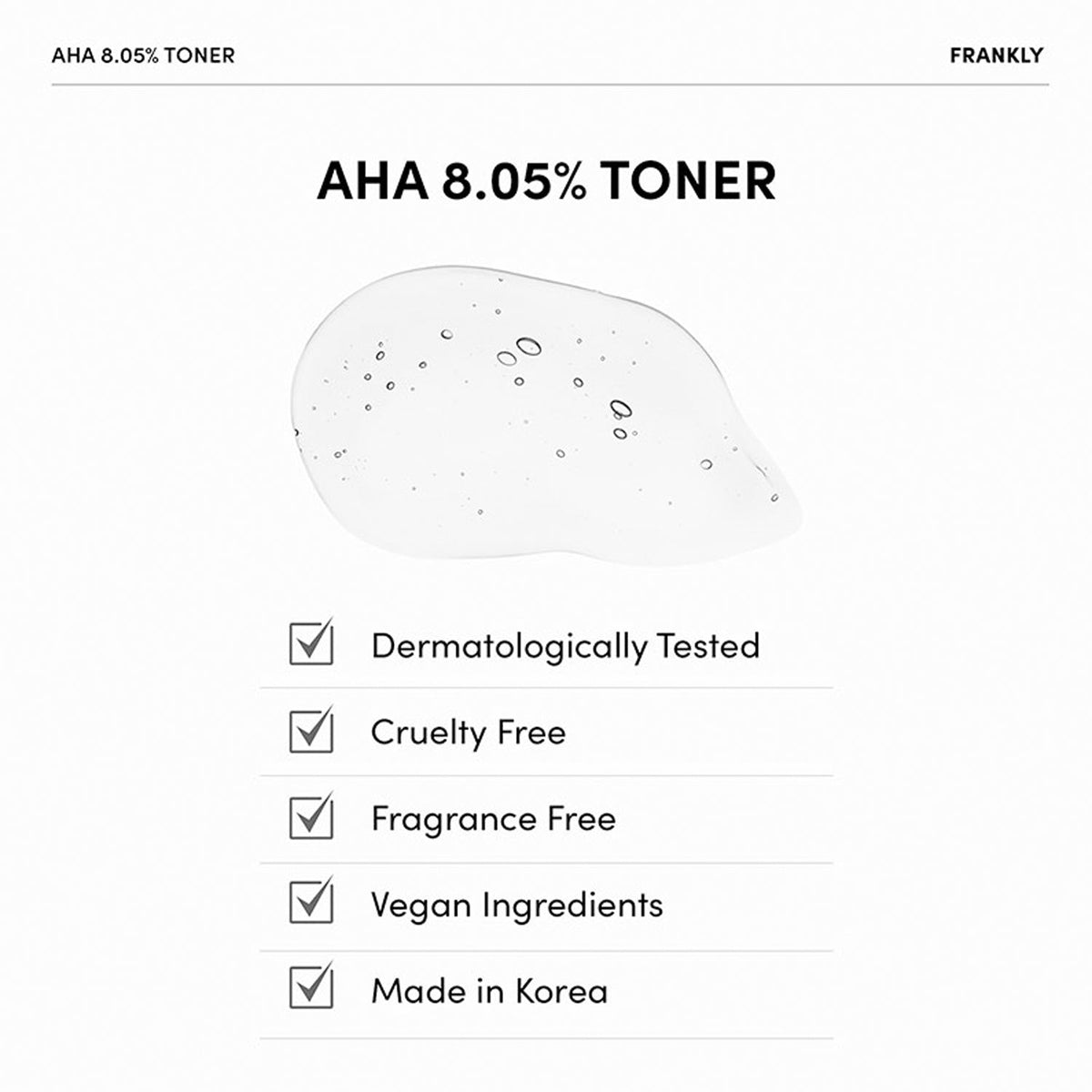 FRANKLY AHA 8.05% Toner 100ml