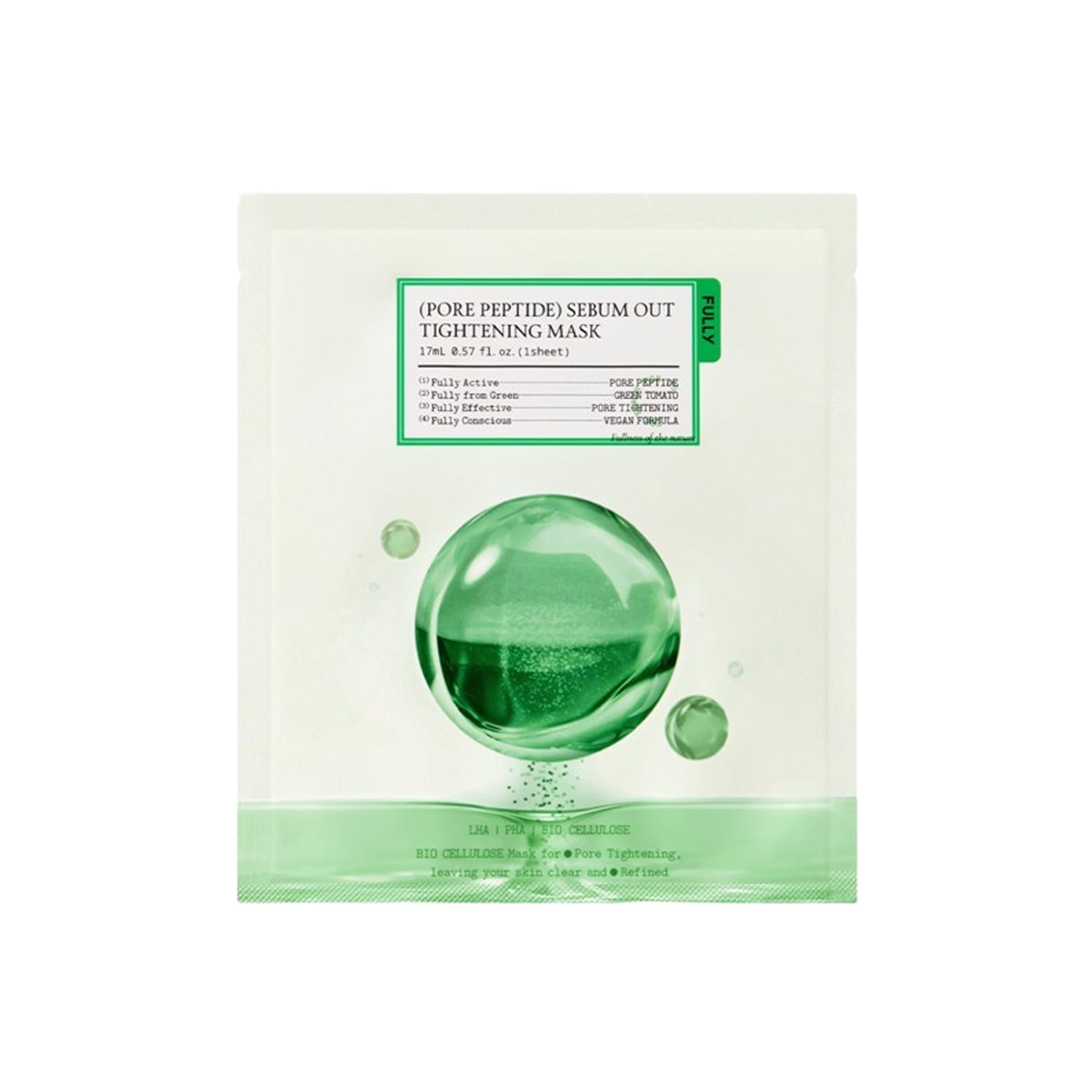 FULLY Pore Peptide Sebum Out Tightening Mask 4ea