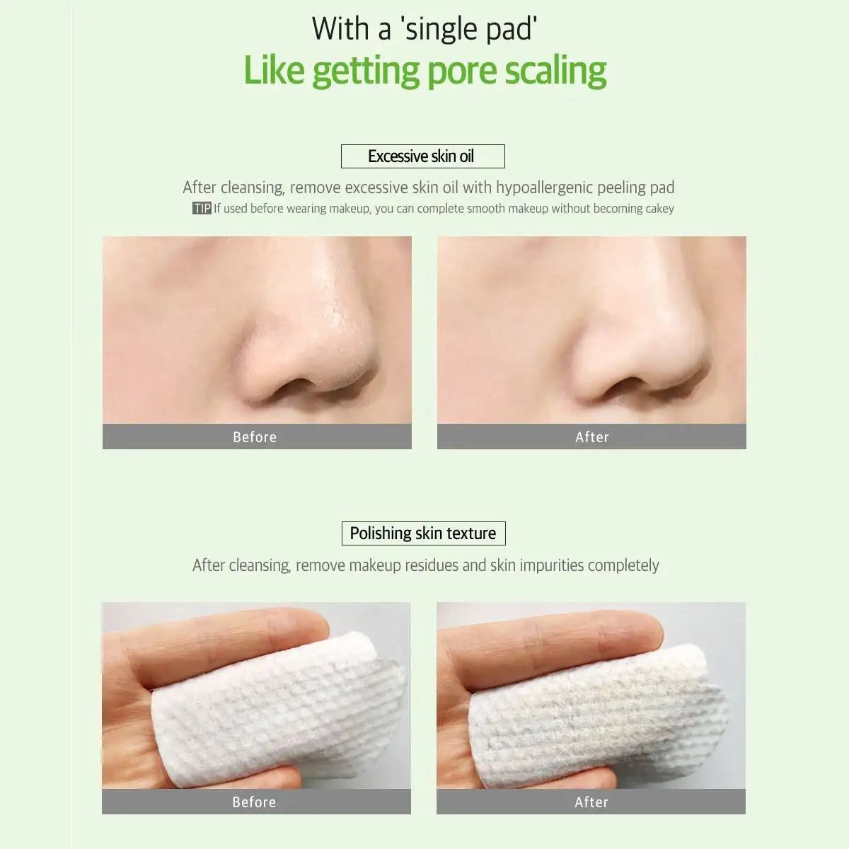 FRUDIA Green Grape Pore Peeling Pad 3ml / 20 Pad