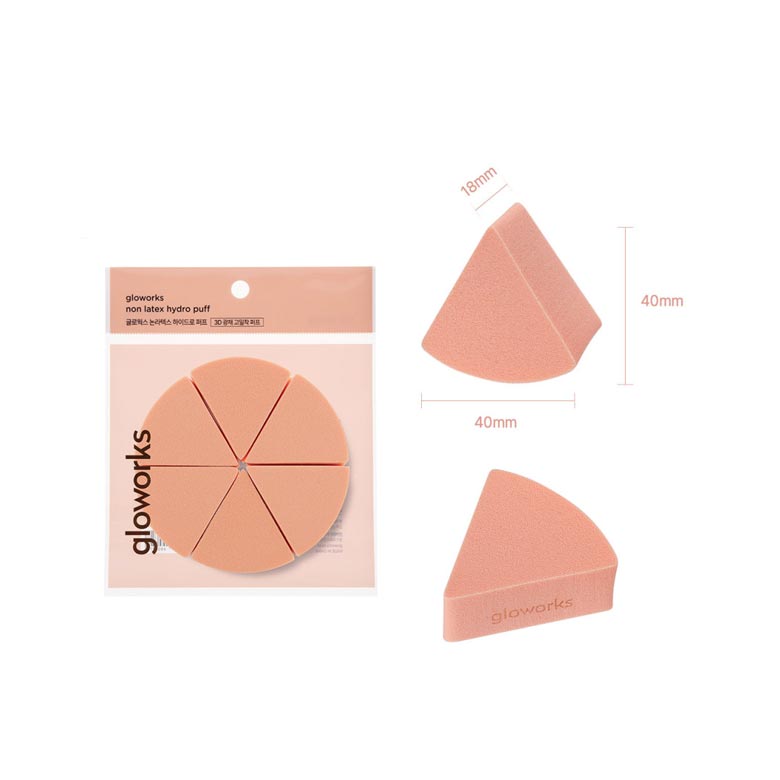 GLOWORKS Non Latex Hydro Puff 6ea