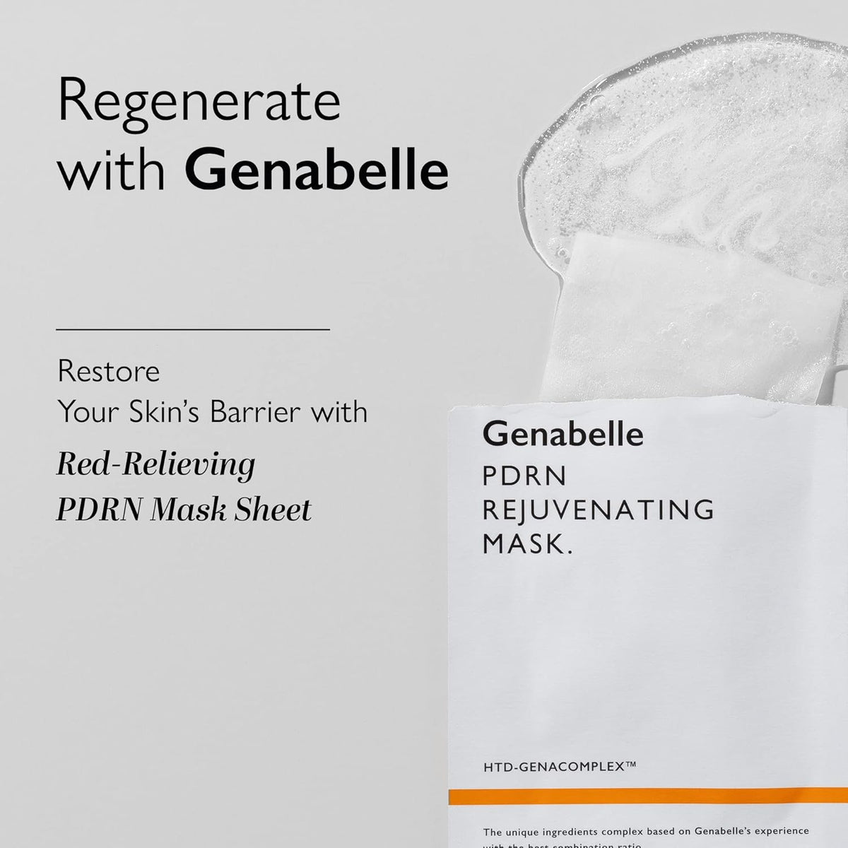 Genabelle PDRN Rejuvenating Mask Sheet 25ml 5ea 1pack