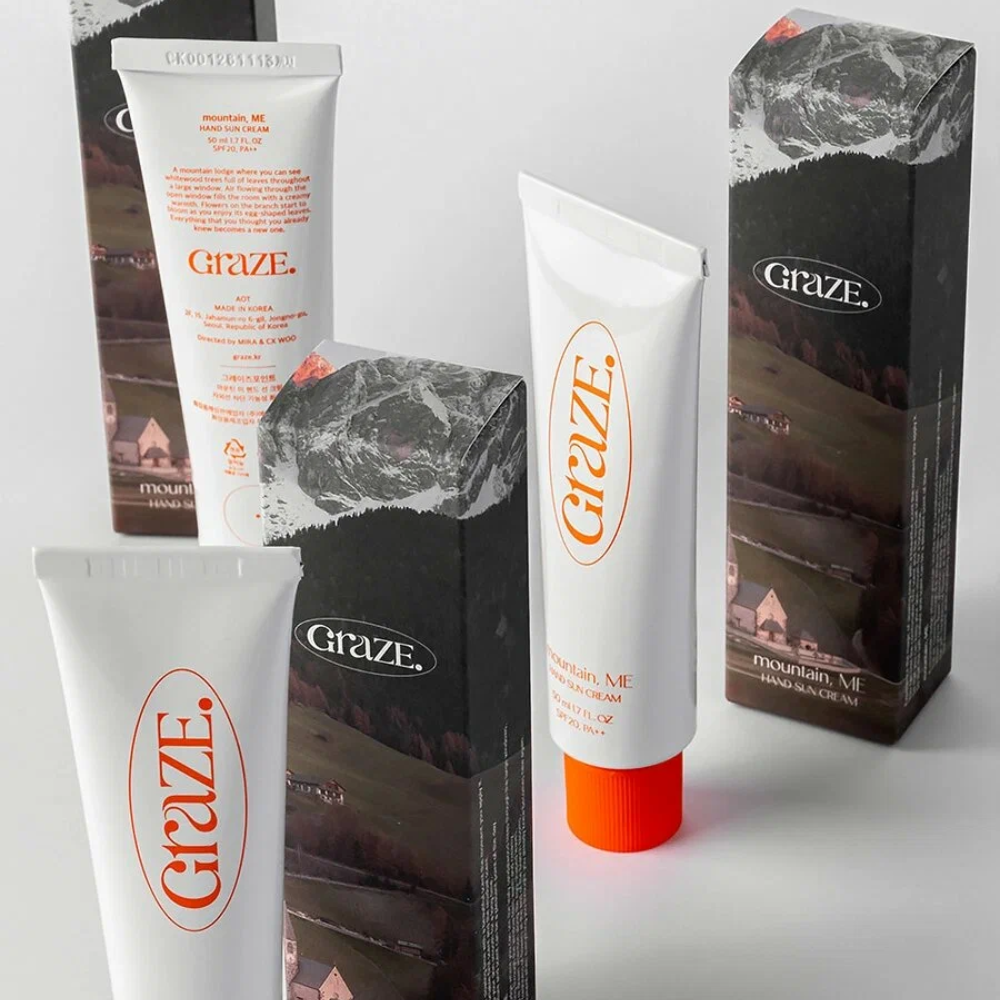 GraZE POINT Mountain Me Hand Sun Cream SPF20 PA++ 50ml