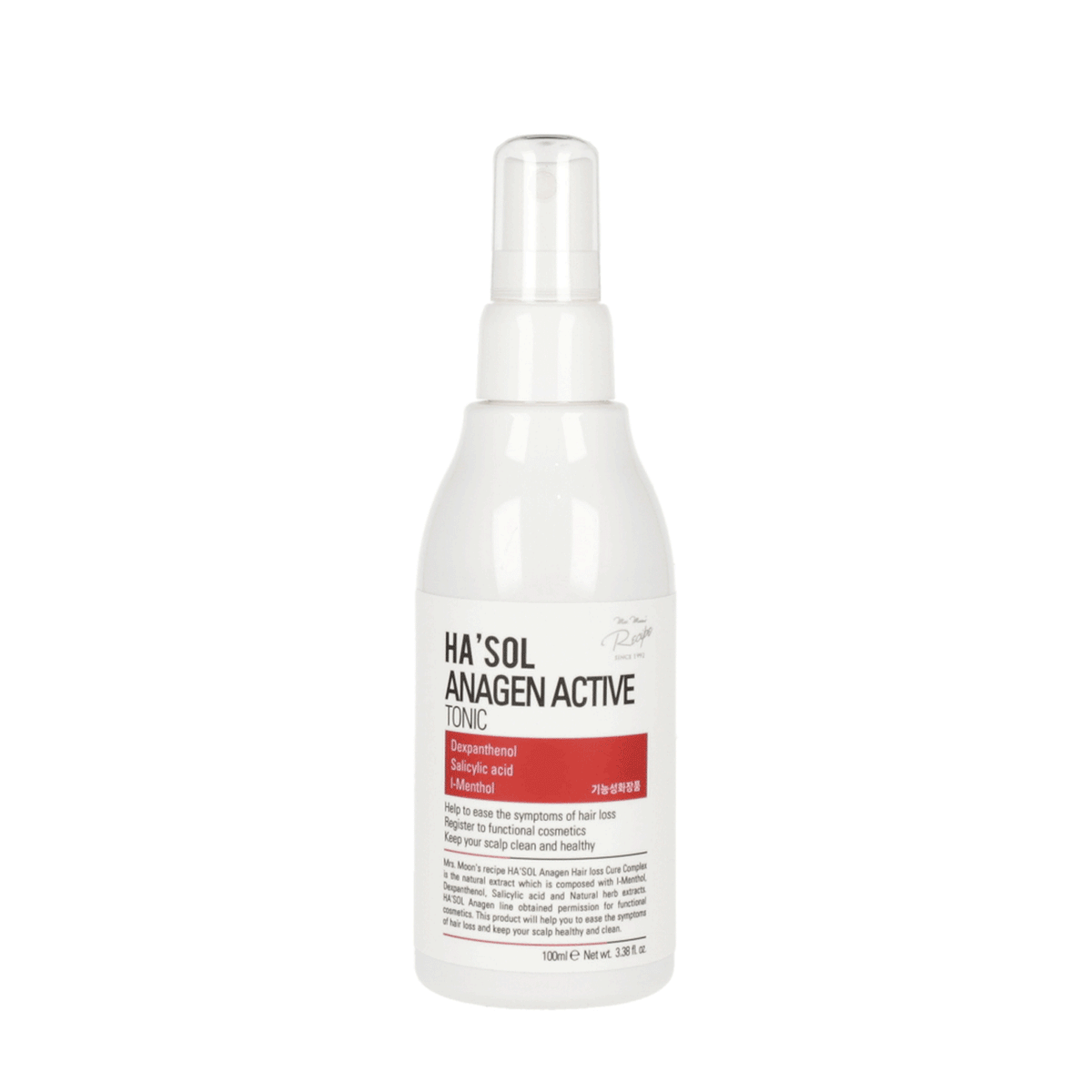 HA'SOL Anagen Scalp Tonic 100ml For Hair Loss and Scalp Care
