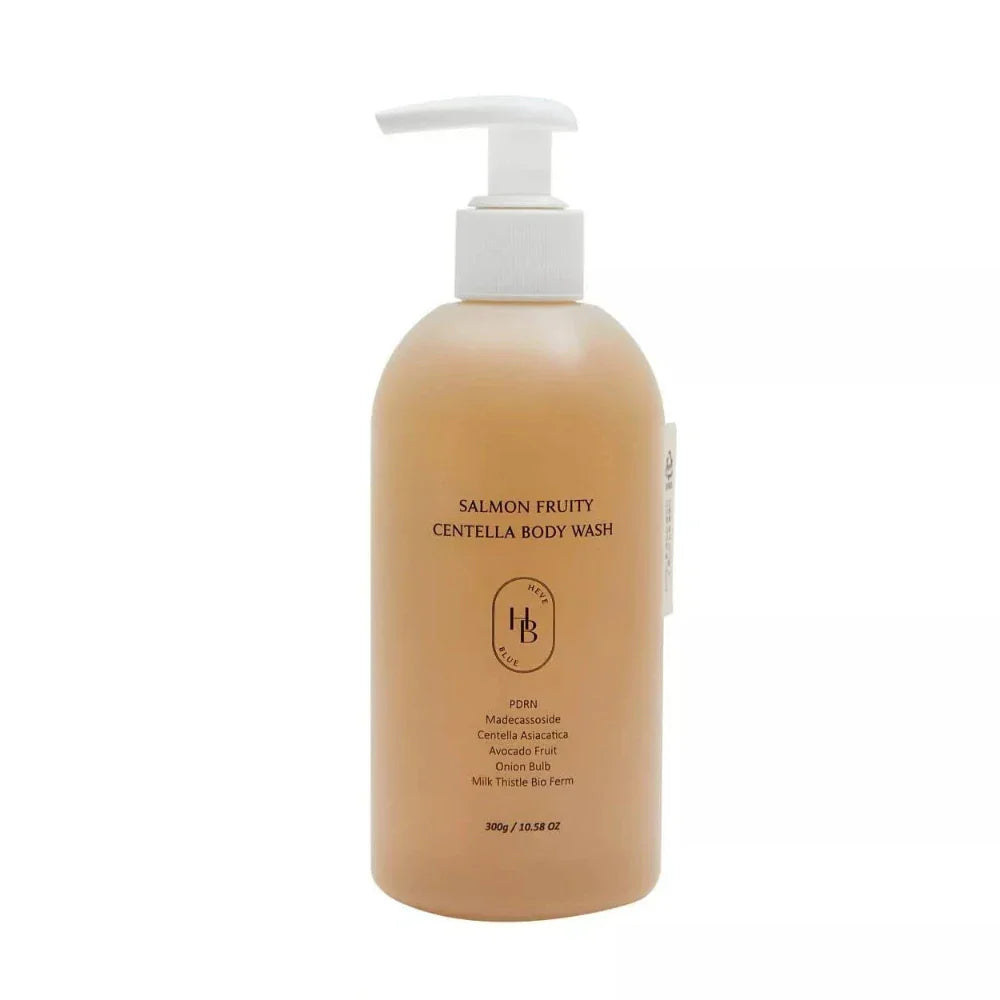 HEVE BLUE Salmon Fruity Centella Body Wash 300g