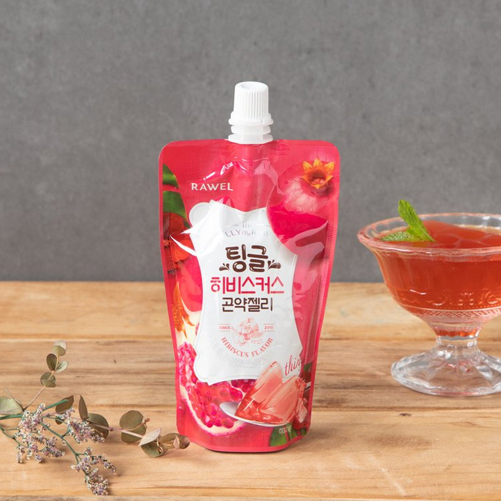 RAWEL Konjac Jelly Hibiscus 10ea*130g