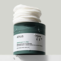Anua Houttuynia Cordata 77 Clear Pads (70 Sheets) Soothing, Gentle Wipe Toner for Dehydrated Oily Skin