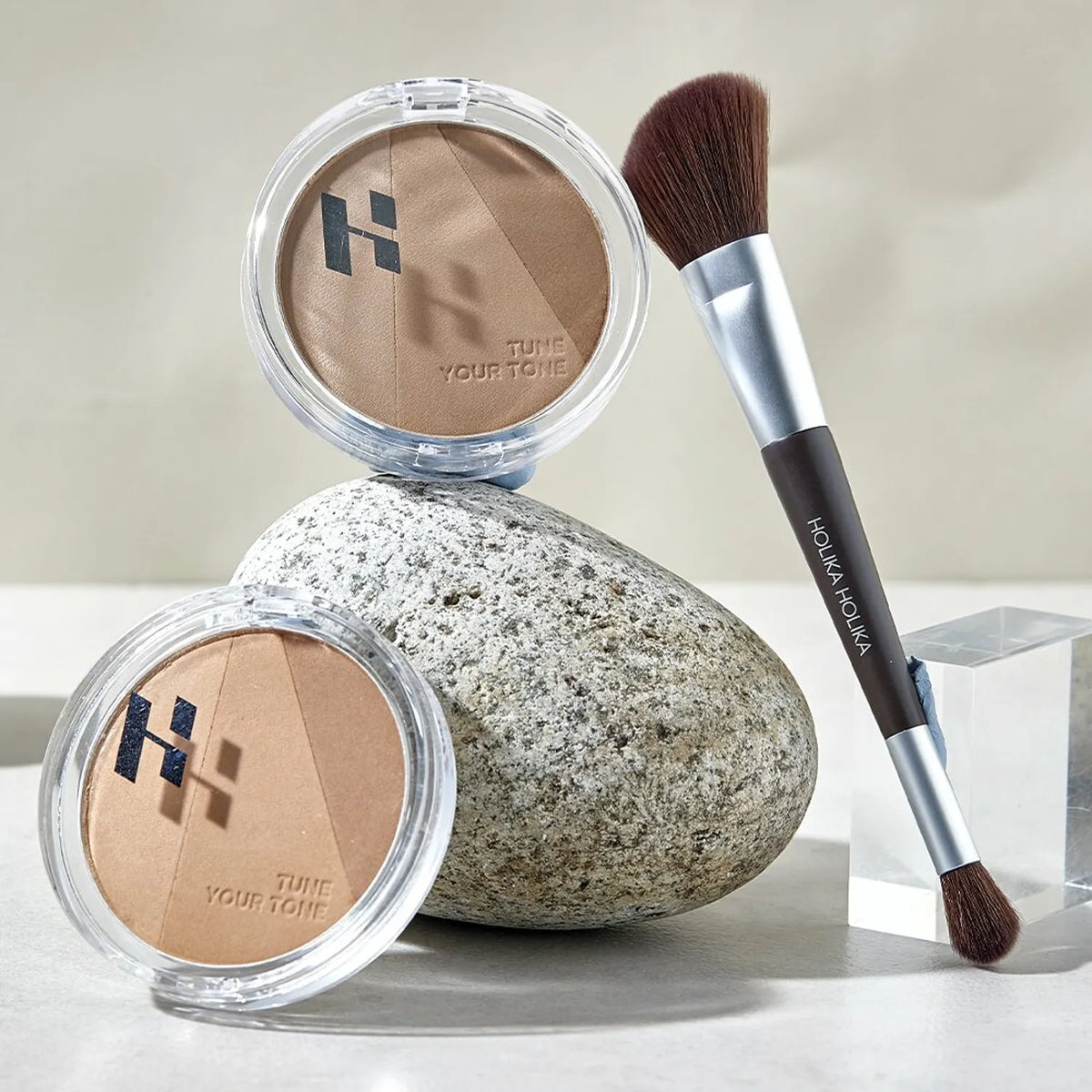 Holika Holika Tone Tuning Shading Brush 9.5g Set 2 Colors