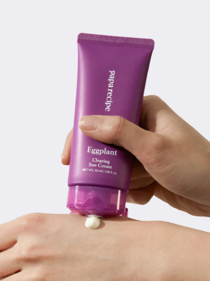 papa recipe Eggplant Clearing Sun Cream 50ml