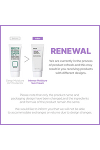 ROVECTIN Intense Moisture Sun Cream SPF 50+ PA++++ 50ml