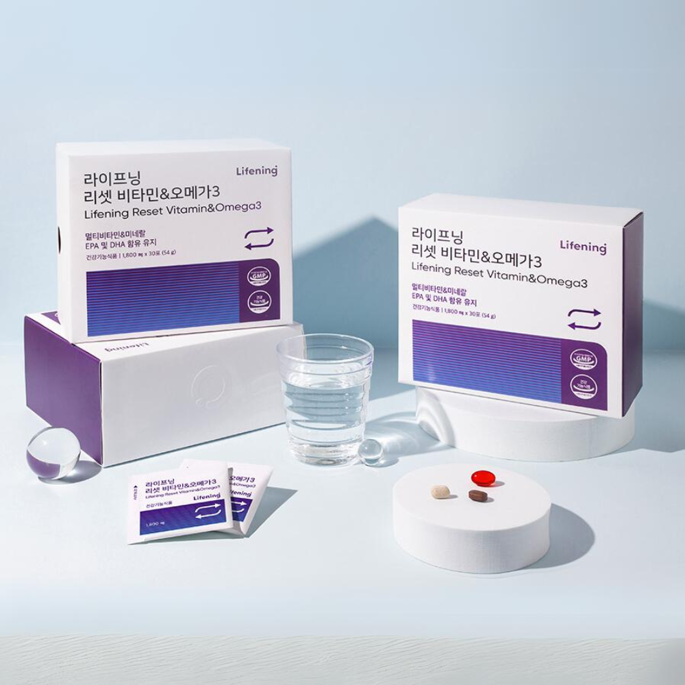 INCELLDERM Lifening Reset Vitamin & Omega3 54g