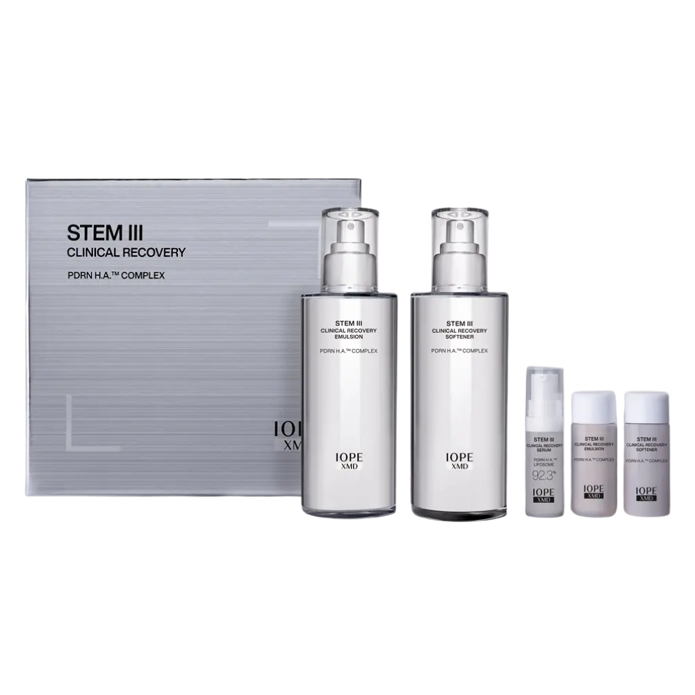 IOPE XMD Stem3 2-Piece Set (Softener 130ml + Emulsion 130ml) Special Set