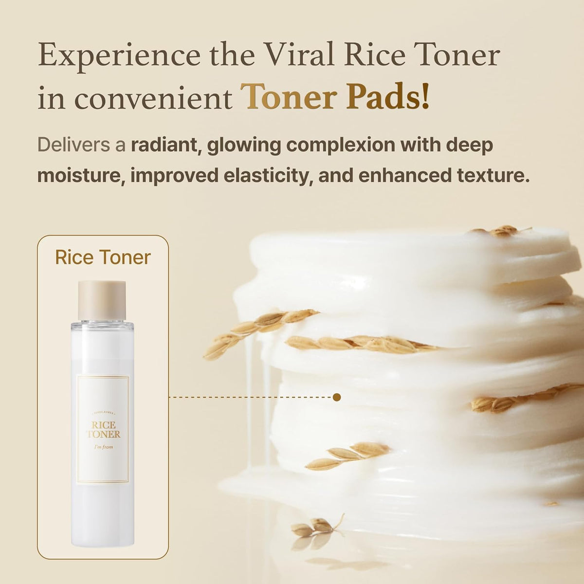 I'm from Rice Toner Pad 140ml (60P)
