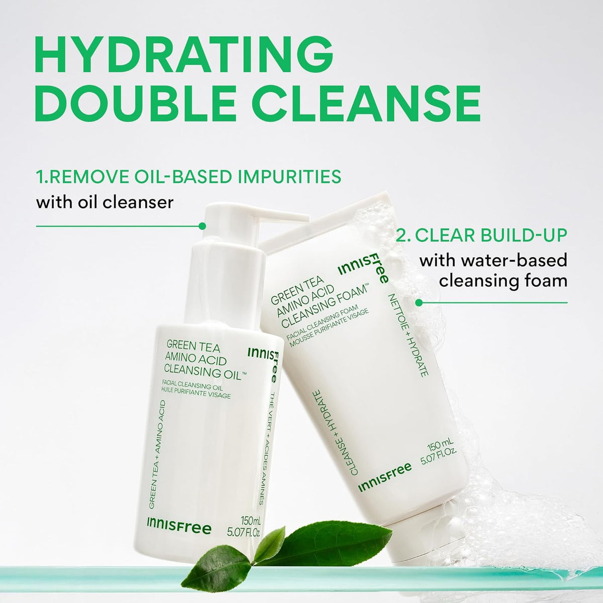 Innisfree Green Tea Amino Acid Cleansing Foam 150ml