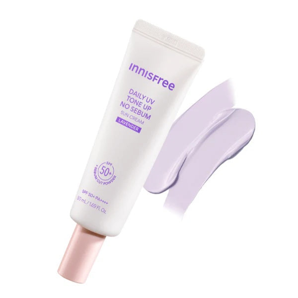 Innisfree Daily UV Defense Tone Up No-Sebum Sunscreen 50ml 3 Colors